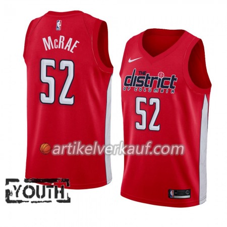 NBA Washington Wizards Trikot  Jordan Mcrae 52 2018-19 Nike Rot Swingman - Kinder